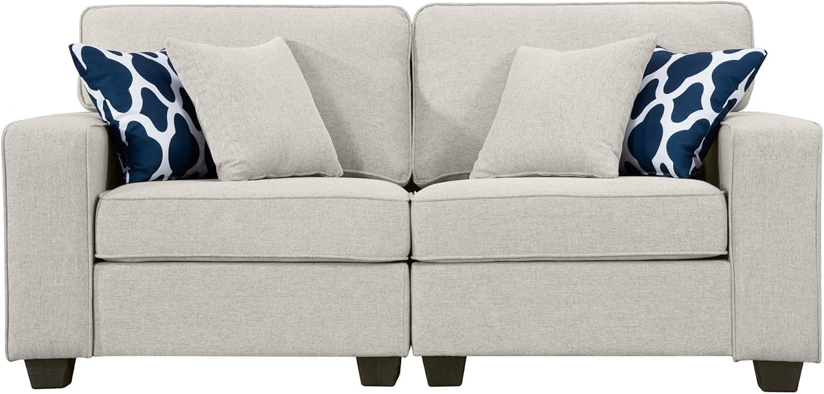 Legend Vansen Modular Sectional Sofa L Shaped Couch with Ottoman Modern Reversible Corner Sectional Couch for Living Room
