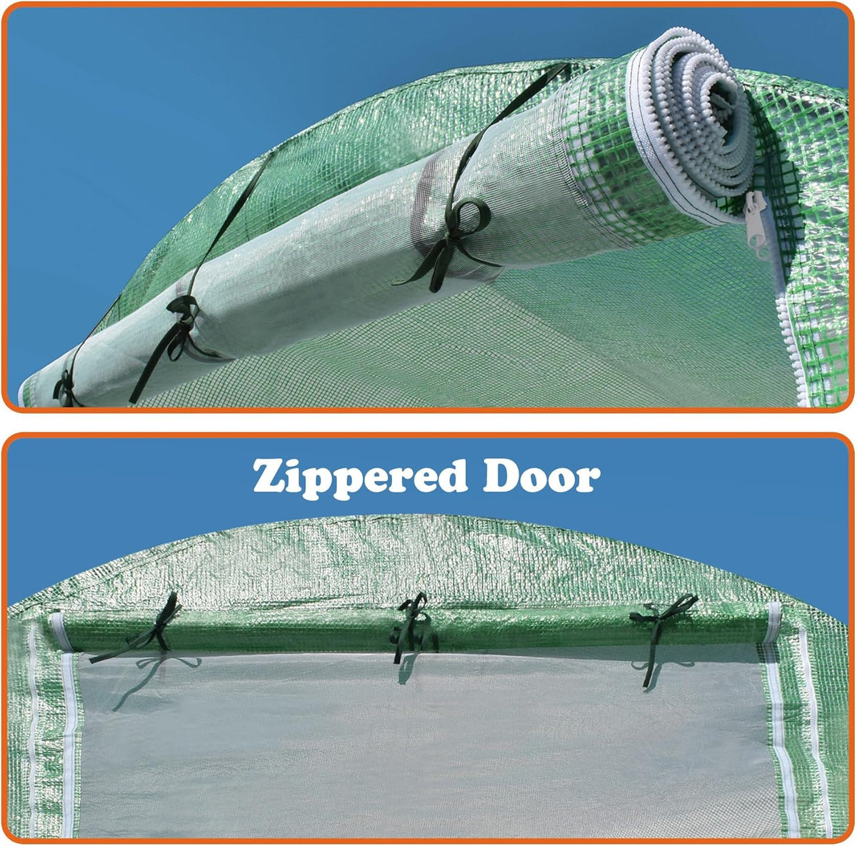 Strong Camel Replacement Greenhouse Cover for Walk in Greenhouse Frame Green House Top Cover (Frame NOT Included) (26 x 10 x 7 ft)
