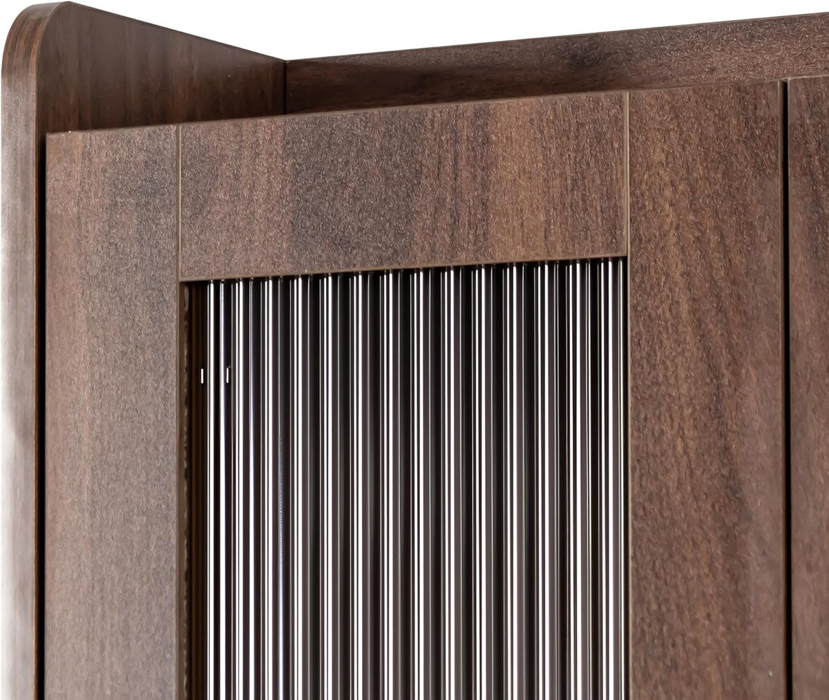71“ Tall Kitchen Pantry Storage Cabinet, Modern Kitchen Hutch Bar Cabinet with Microwave Stand Buffet Sideboard with Hutch, Cupboard with Doors & Drawer, Coffee Bar Organizer for Dining Room (Walnut)