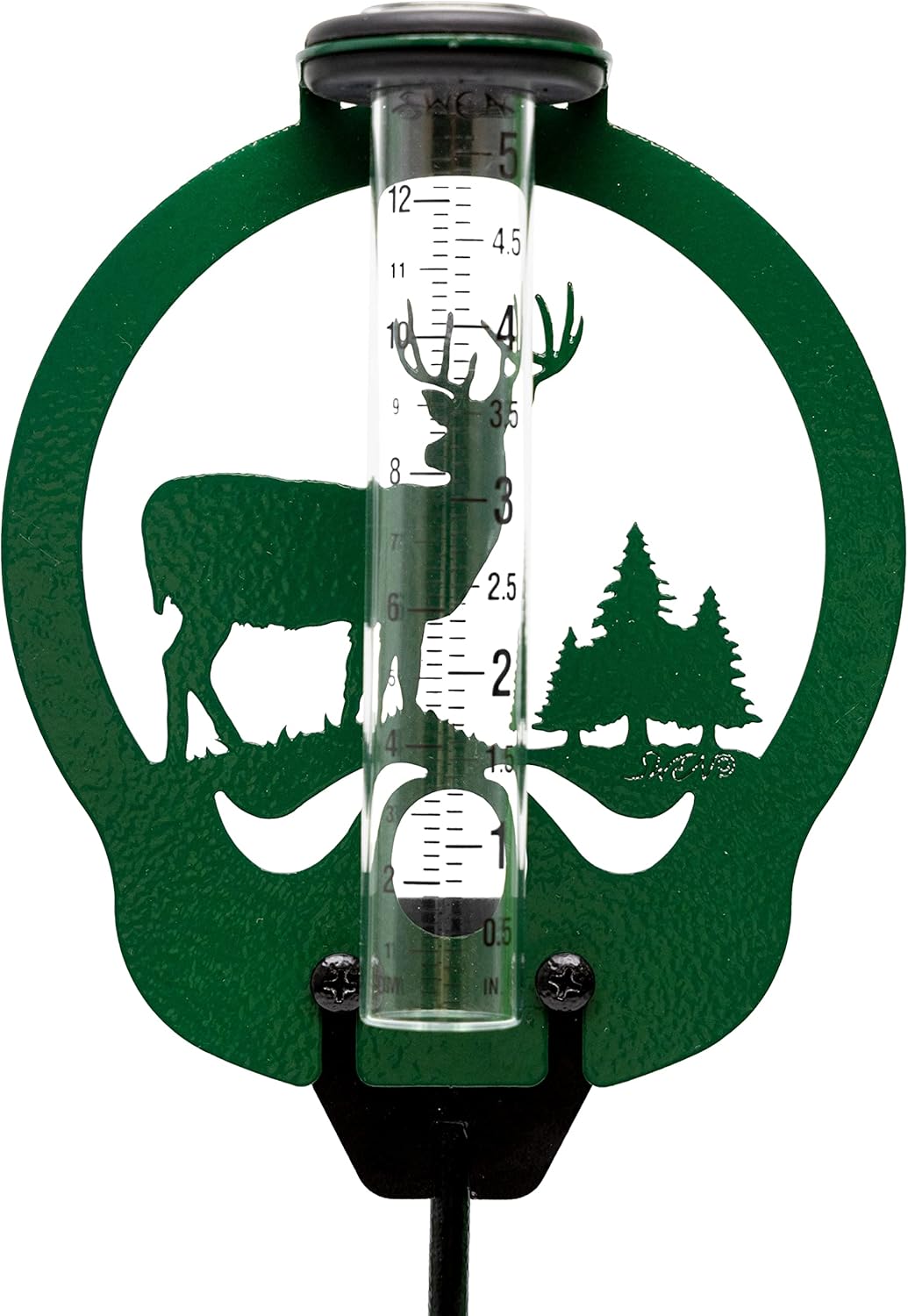 SWEN Products Deer Rain Gauge