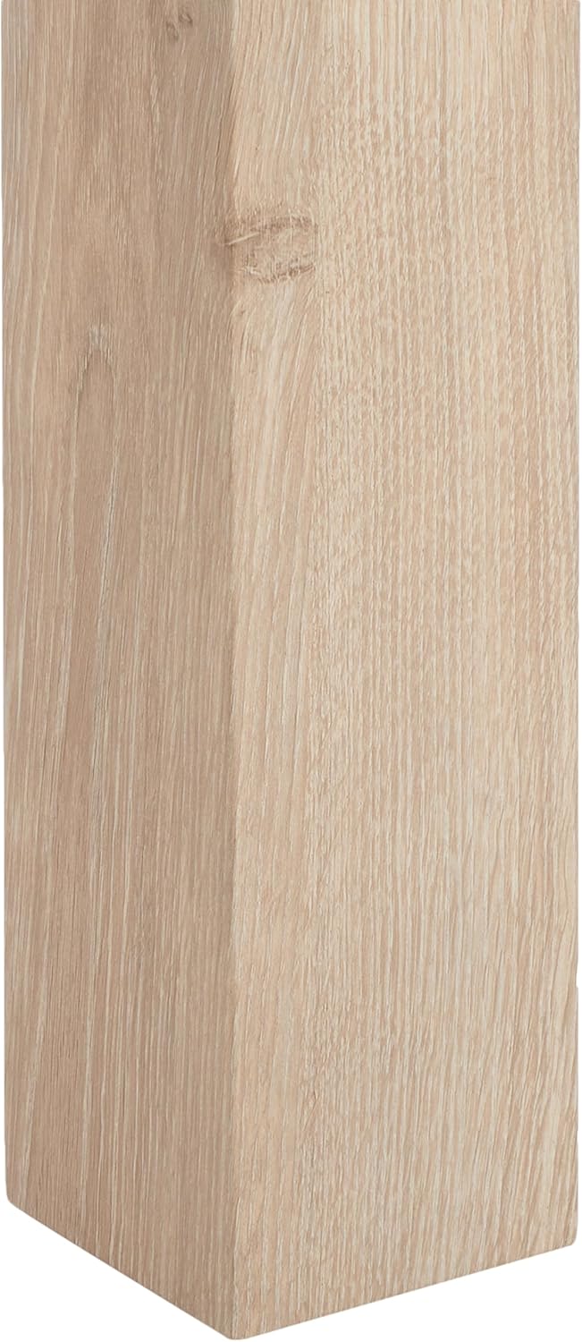SAFAVIEH Home Collection Coromio Light Grey/Natural End Table for Living Room, Bedroom, Home Office, Foyer