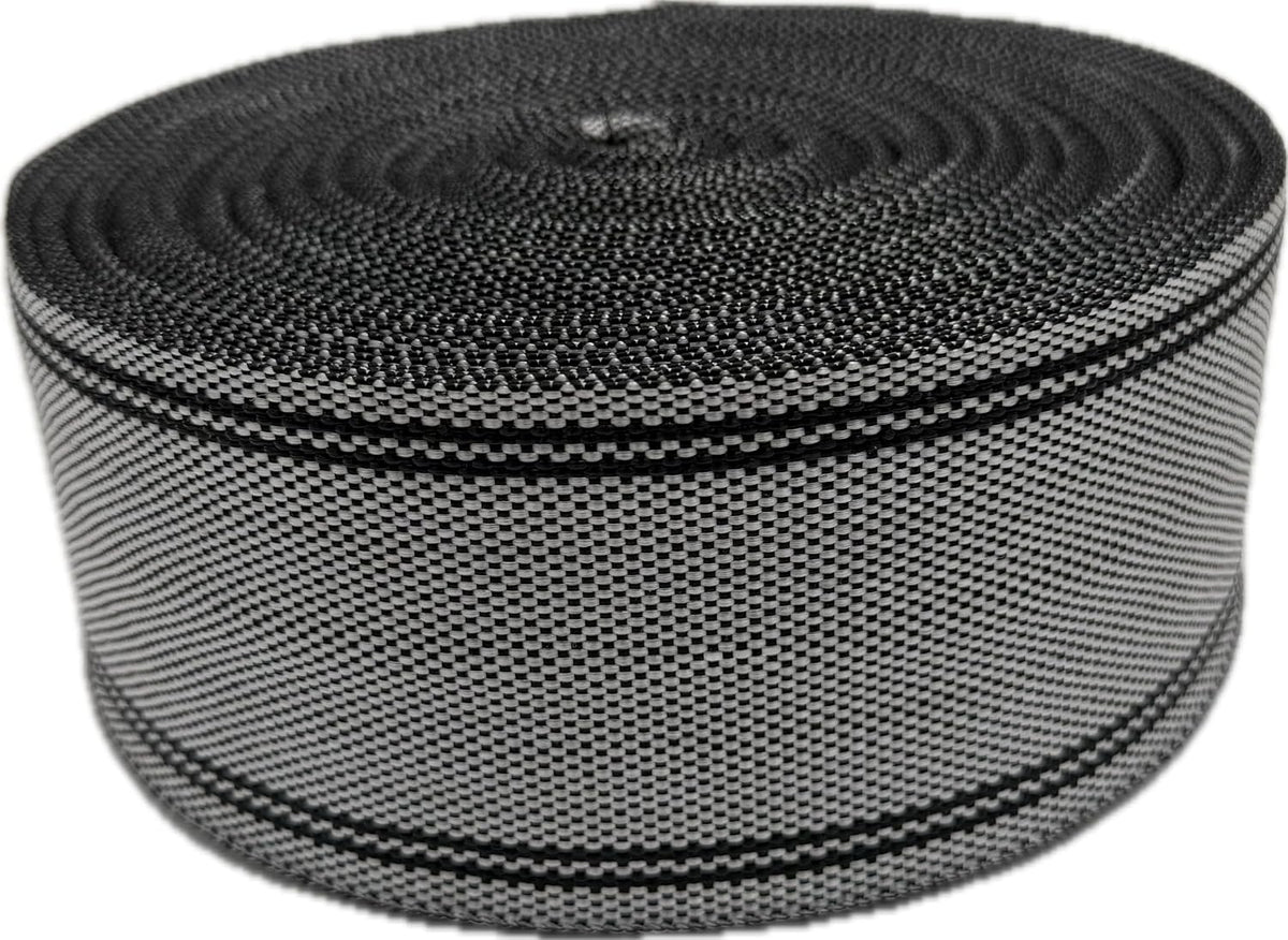 Cajun Tie Downs Upholstery Webbing for Lawn Chairs and Furniture - 3.5 Inch Wide Chair Webbing Replacement - Repair Couch Supports for Sagging Cushions - Woven Webbing Made in USA - 150 Feet