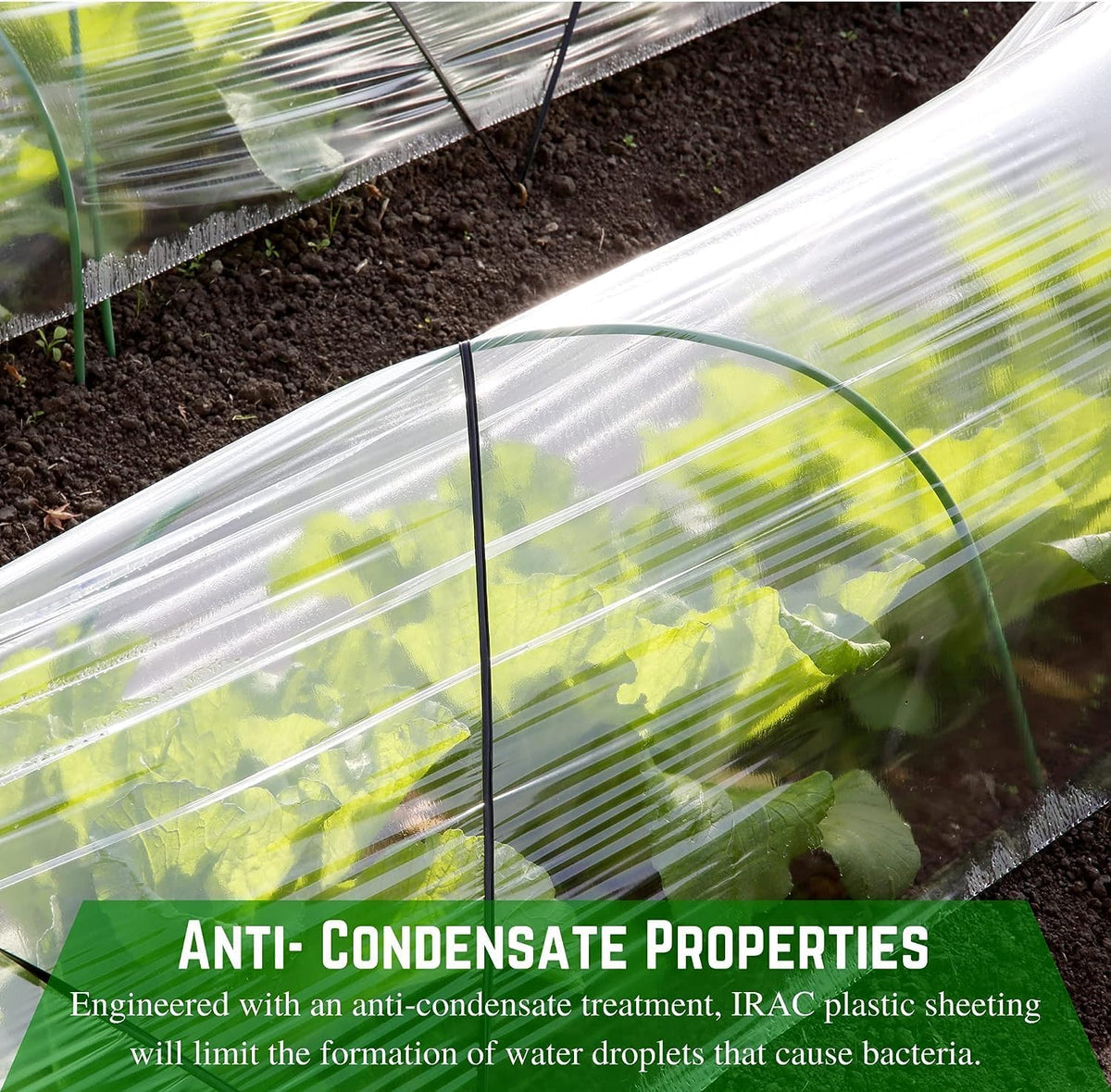 Farm Plastic Supply - Clear Coolmax Greenhouse Plastic Sheeting - 6 Mil - 4 Year UV Resistant Infrared Anti-Condensate Green House Covering Thermal Greenhouse Plastic 6 mil (40' x 120')