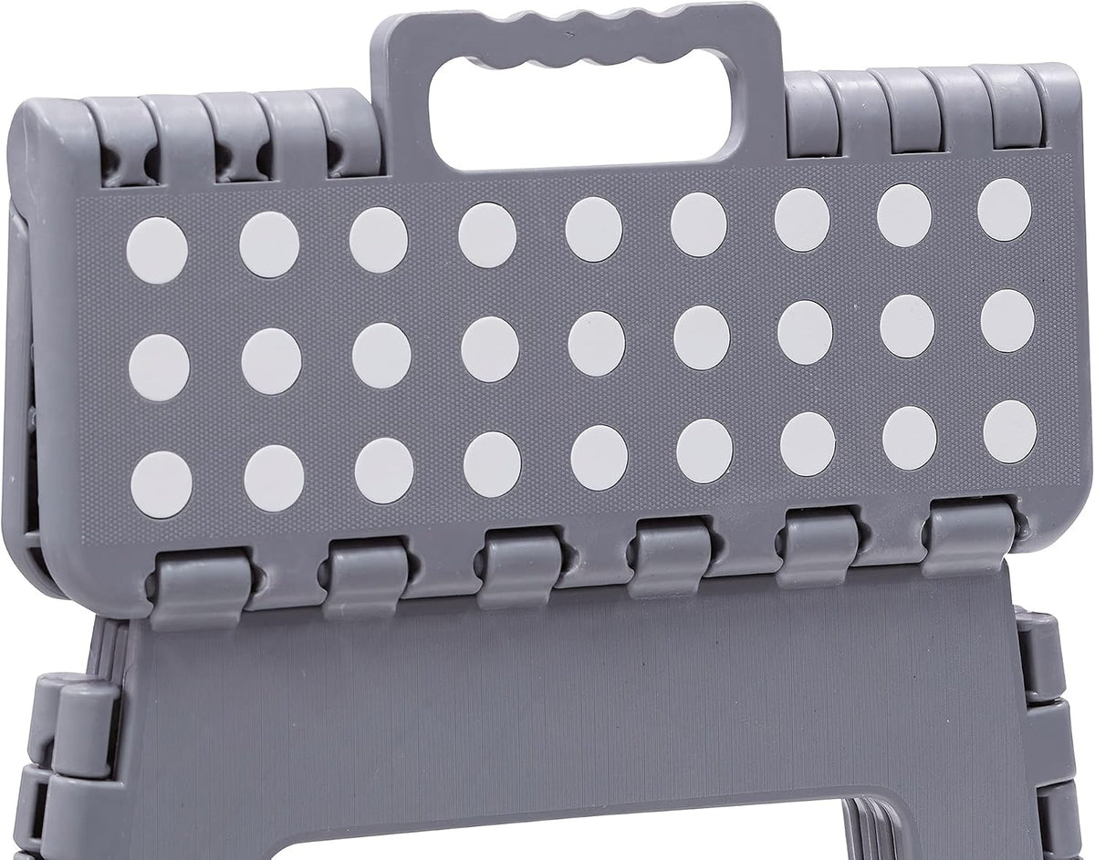 Arregui TB-027-G - Multi-purpose folding stool, 290 x 220 x 270mm, Grey.