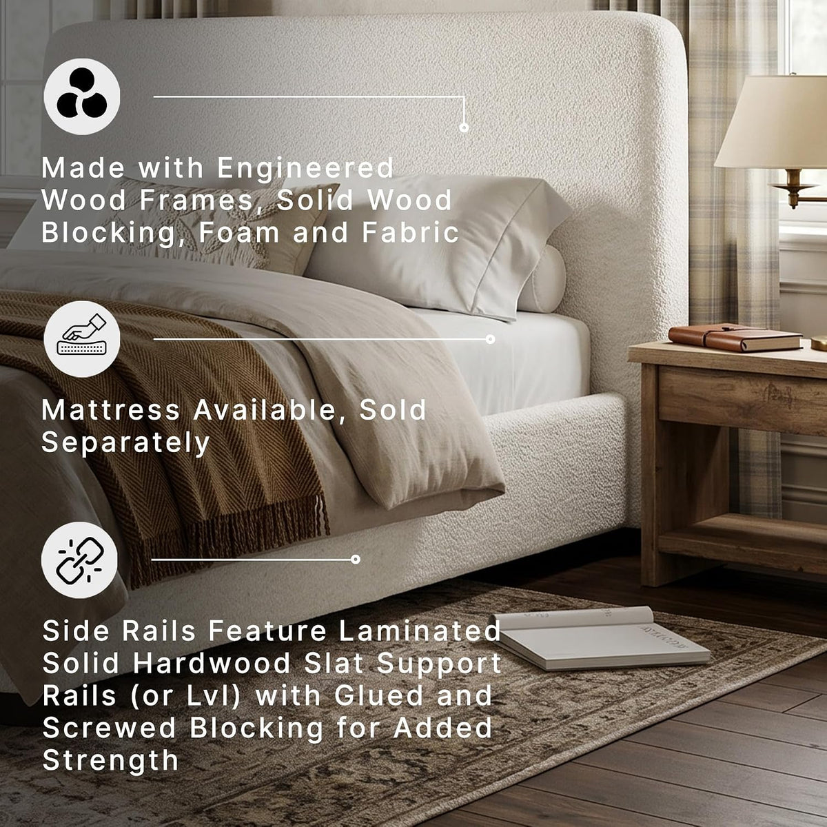 Signature Design by Ashley Brandinlane King Upholstered Bed Frame