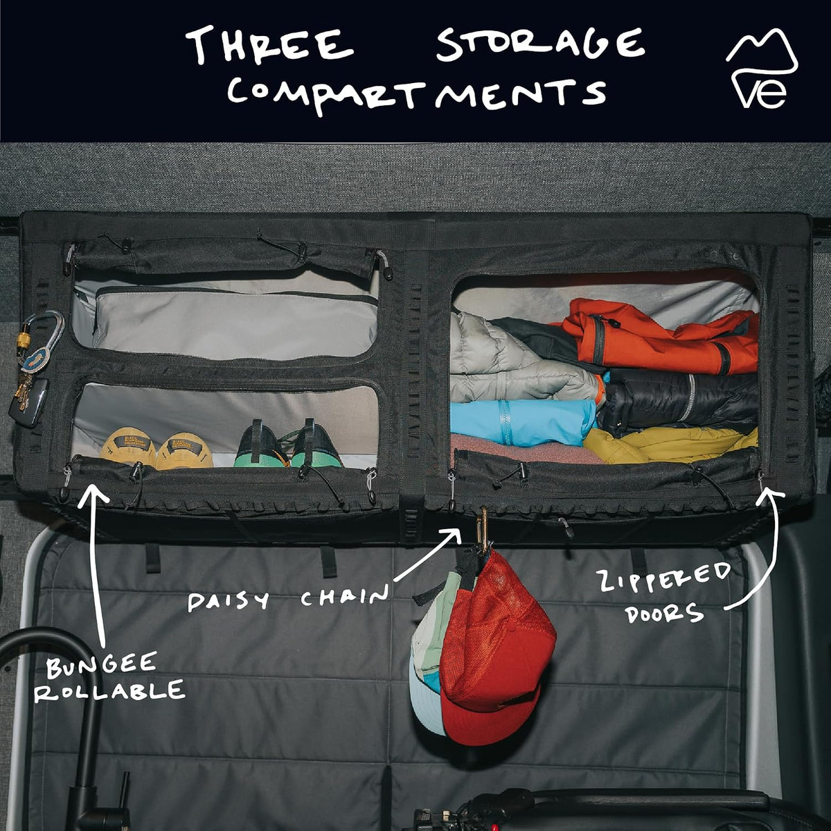 VanEssential Overhead Soft-Sided Storage Cabinet 48"