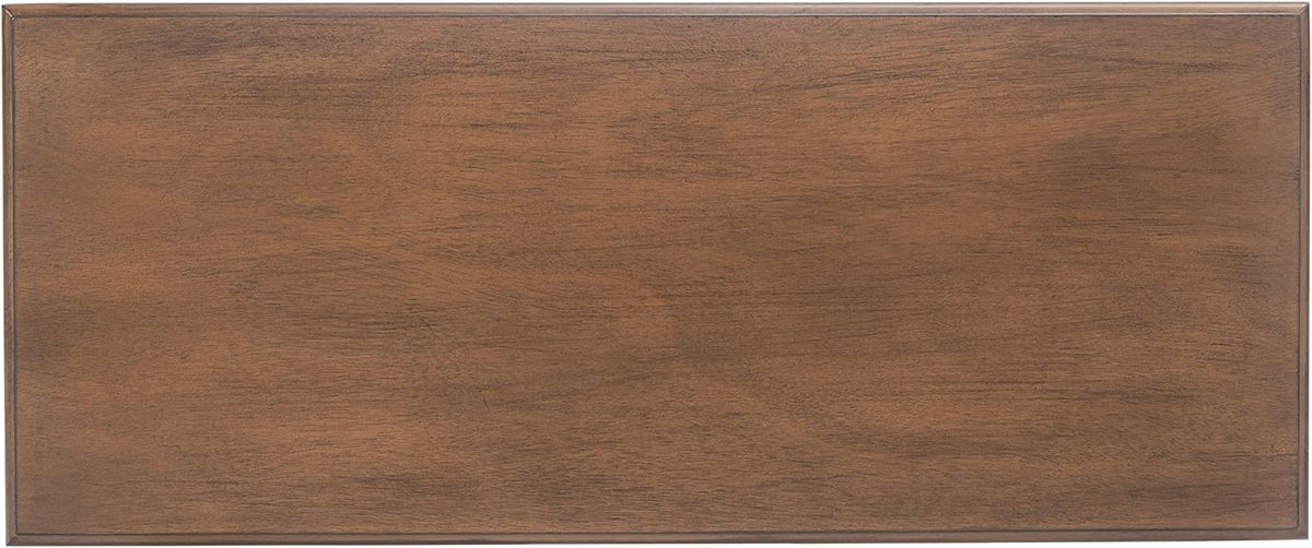 SAFAVIEH Furniture - Tinsley Rectangle Console Table - Brown - Solid Wood - Farmhouse Turned-Leg Design - Ideal for Entryway, Living Room, Hallway, 28"W x 11.75"D x 28"H (CNS5724C)