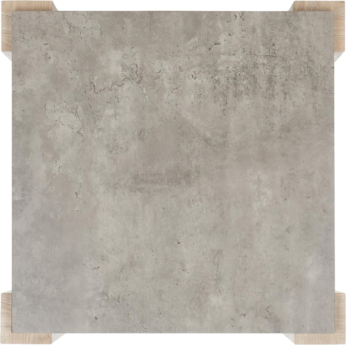 SAFAVIEH Home Collection Coromio Light Grey/Natural End Table for Living Room, Bedroom, Home Office, Foyer