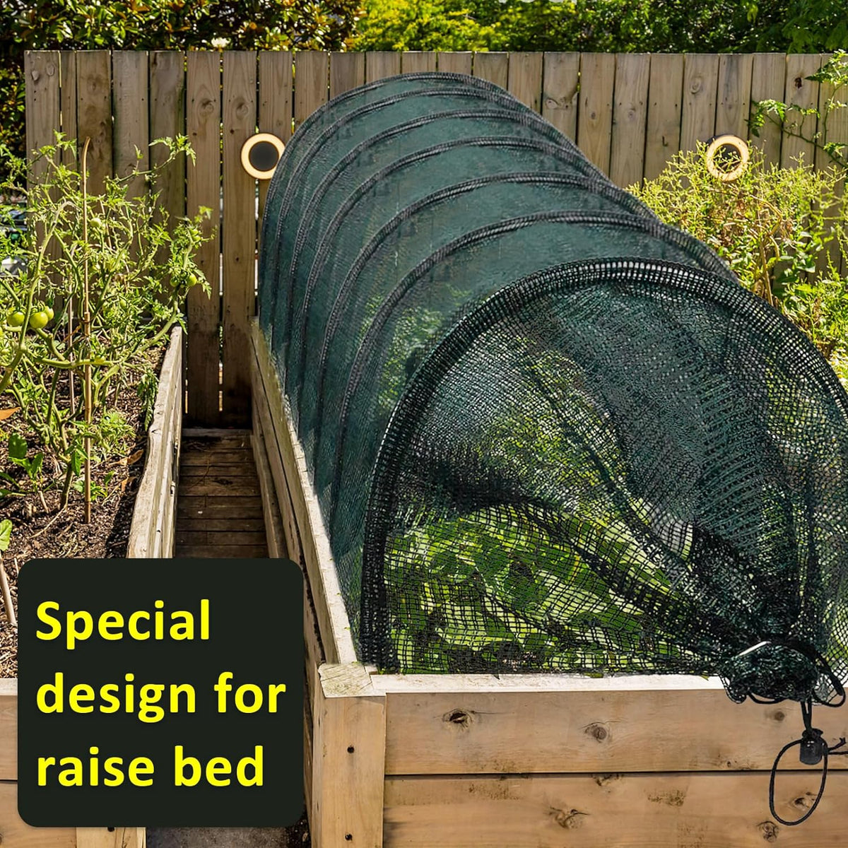 2 in 1 Portable Greenhouse Protection from Sun Heat,Garden Tunnel Shade Net Cover with Quick-Release Technology,Row Covers for Vegetables Plant Cover from Sun (Pack 1)