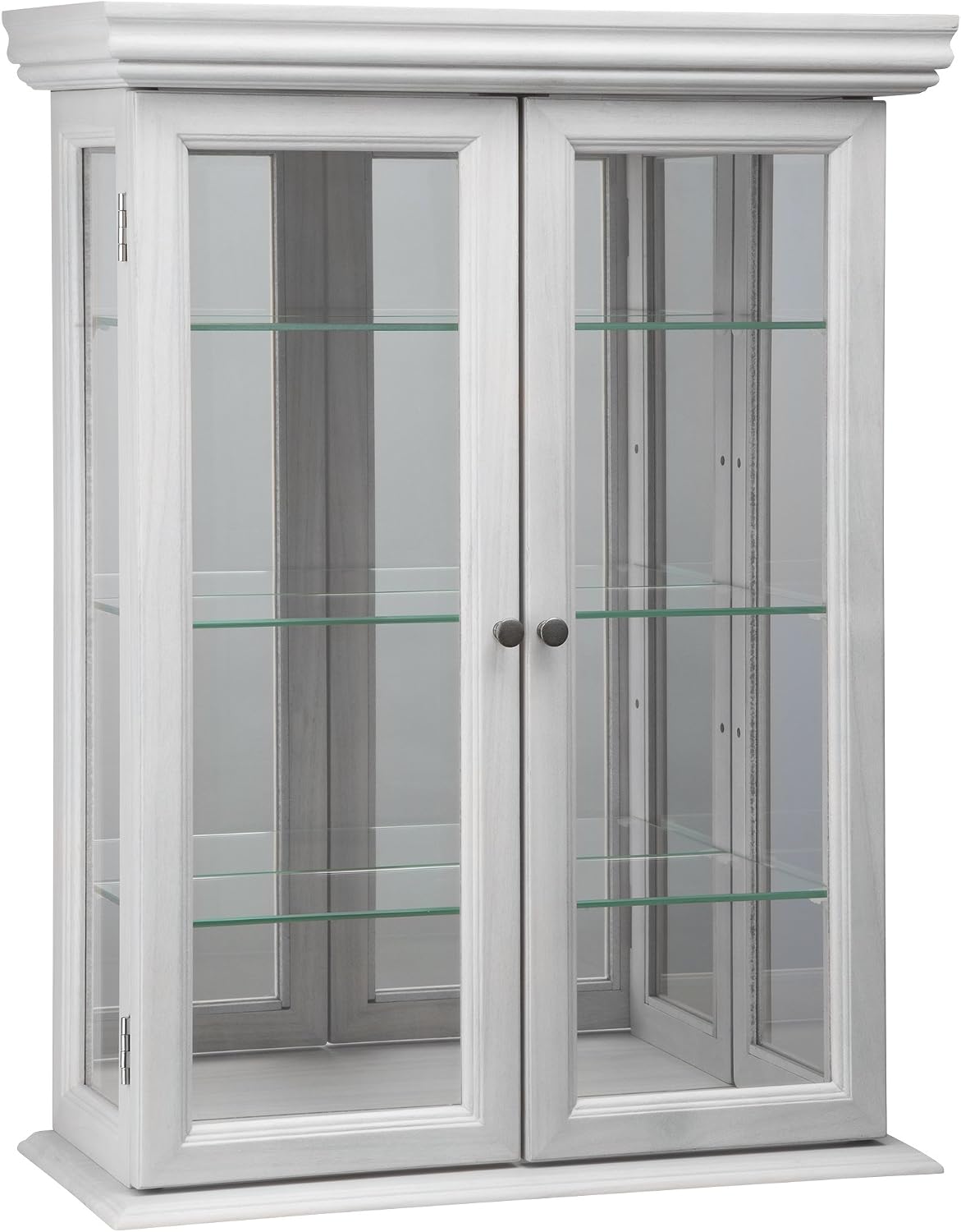 Design Toscano Country Tuscan Wall Curio Display and Storage Cabinet, 20 Inches Wide, 7 Inches Deep, 26 Inches High, Lily White