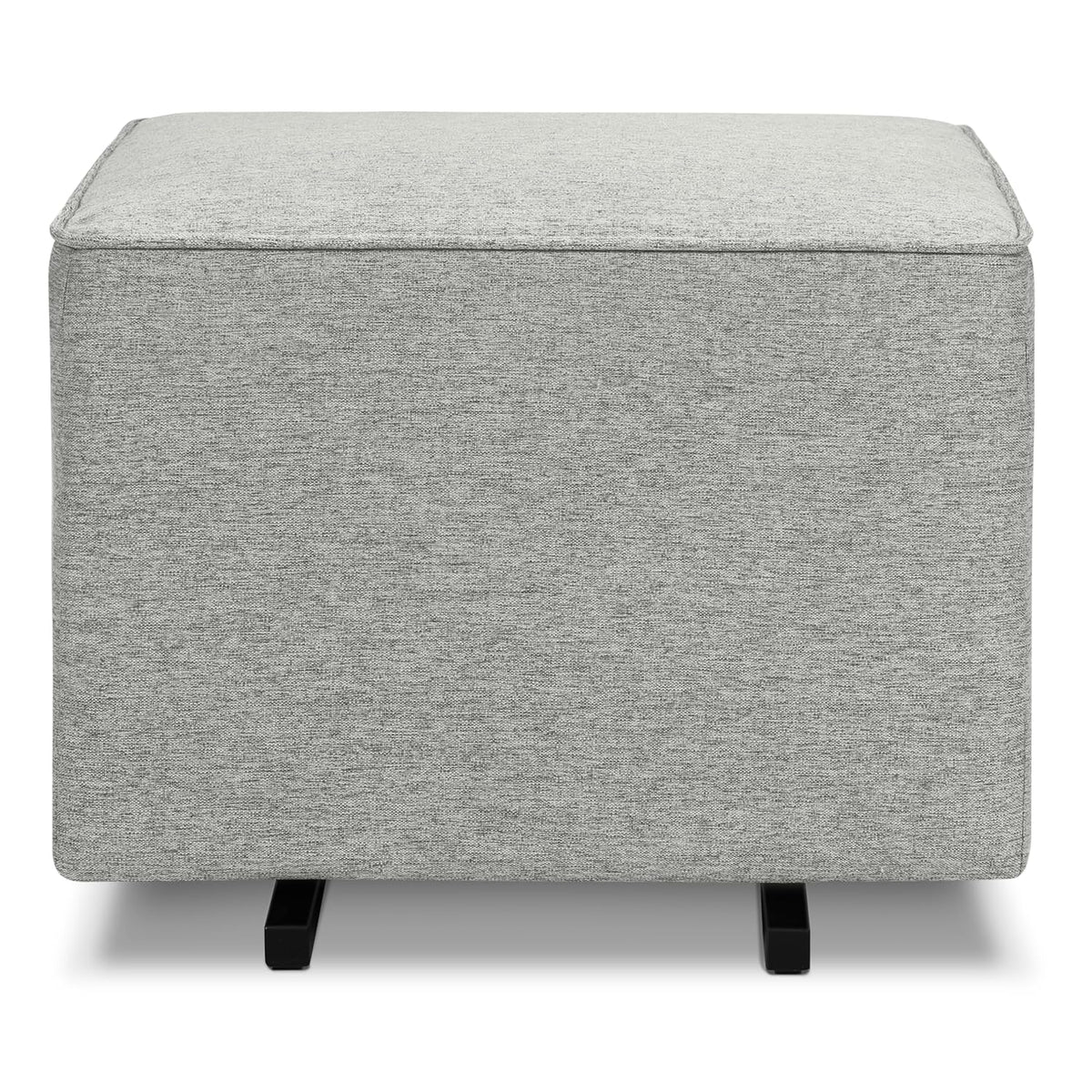 Davinci Universal Gliding Ottoman in Frost Grey, GREENGUARD Gold & CertiPUR-US Certified
