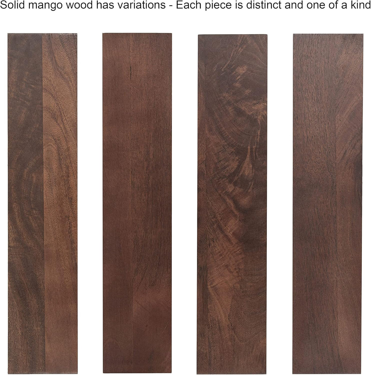 Kate and Laurel Jakob Modern Wooden Round Side Table; 12 x 24; Walnut Brown; Circle Pedestal Table for Use as Bedroom Nightstand; Indoor Plant Stand; or Decorative Living Room Table