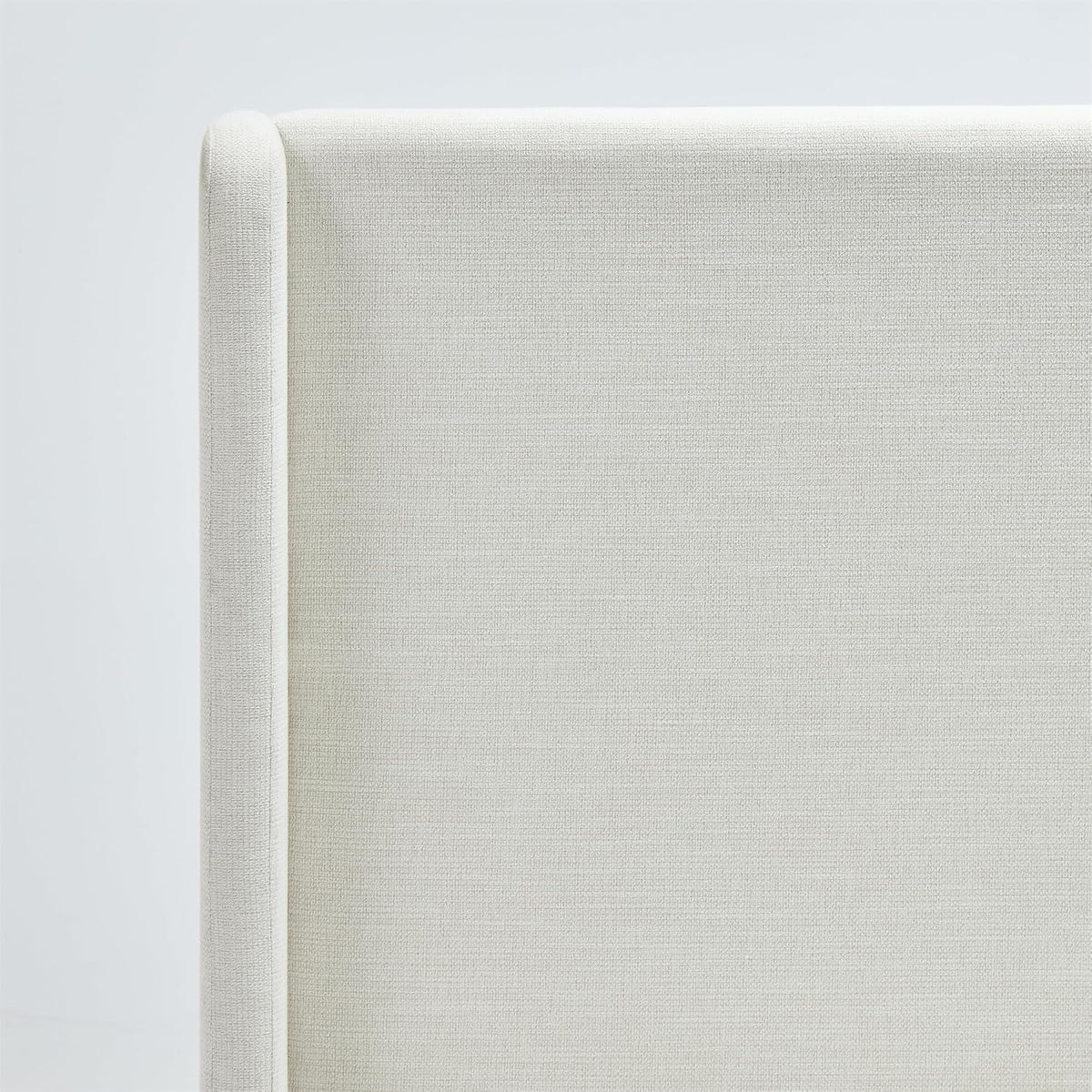 California King Upholstered Bed Frame 52" Tall Wingback Headboard